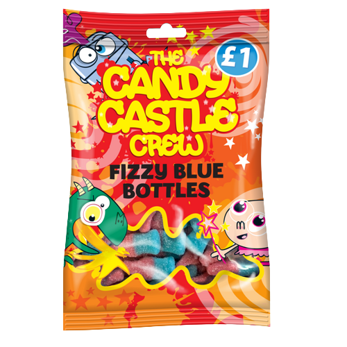 Candy Castle Crew Fizzy Blue Bottles 90g