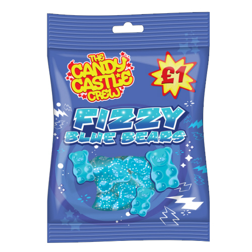 Candy Castle Crew Fizzy Blue Rasp Bears PM £1 90g
