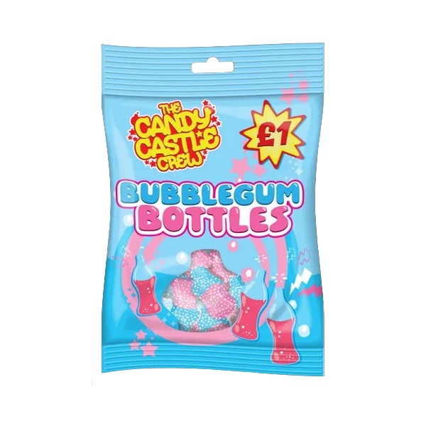 Candy Castle Crew Bubblegum Bottles PM £1 90g