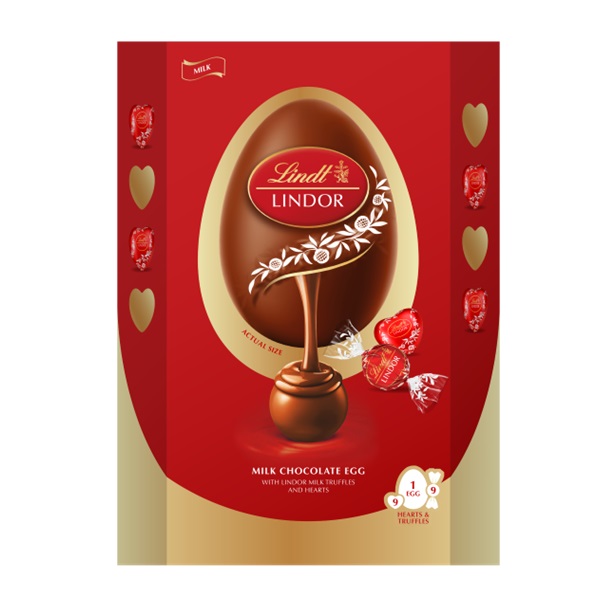 Lindt Lindor Giant Shell Egg Milk 400g 