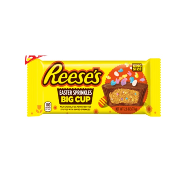 (STANDARD) Reeses Peanut Butter Big Cup Sprinkles 73g NEW
