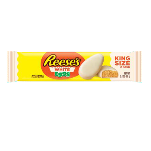 Reeses Peanut Butter Eggs White Kingsize 68g