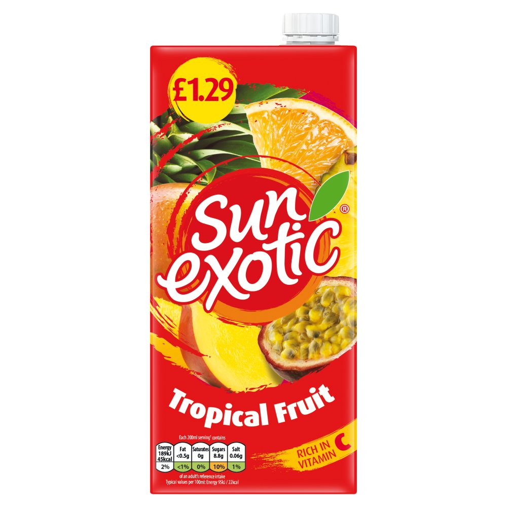 Sun Exotic Tropical Still 1Ltr PM £1.49