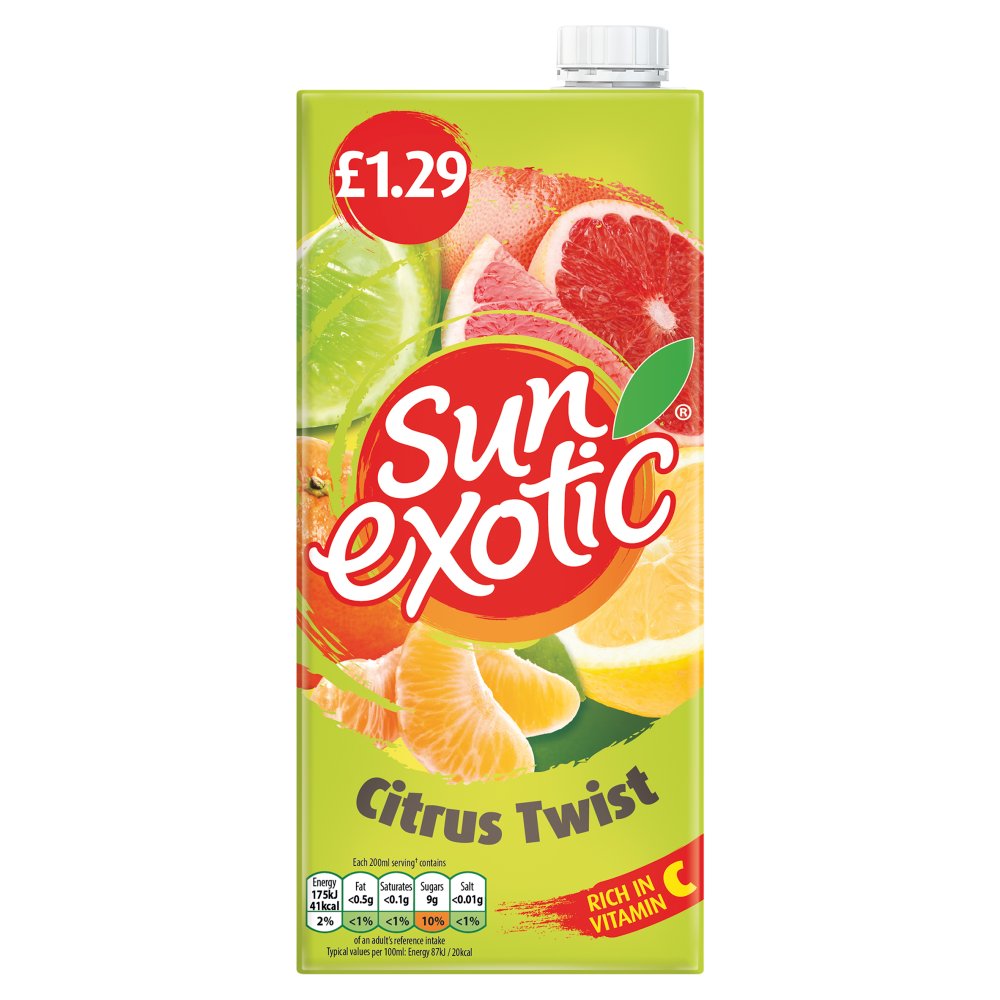 Sun Exotic Citrus Twist Still 1Ltr PM £1.49