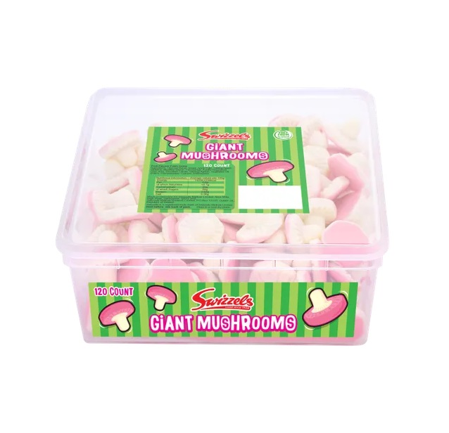 Swizzels Foam Mushrooms Tub 120s