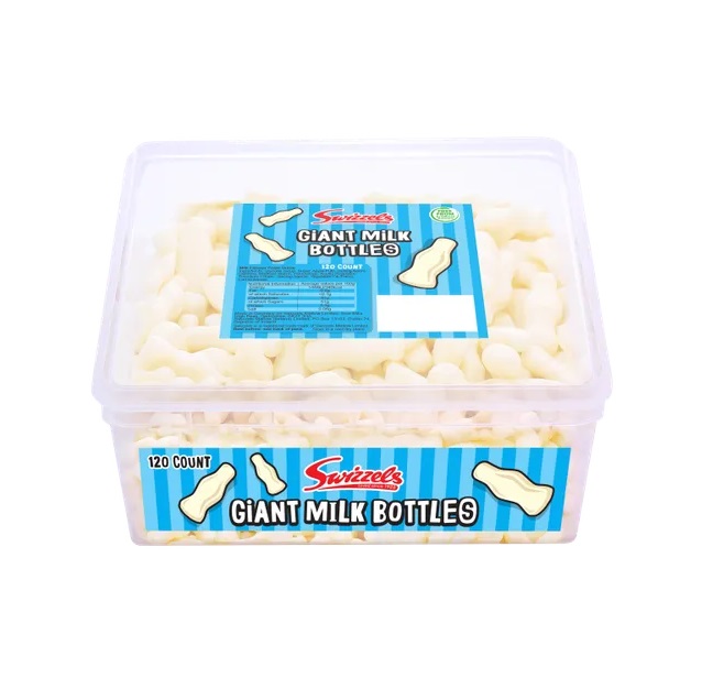 Swizzels Giant Milk Bottles Tub 120s