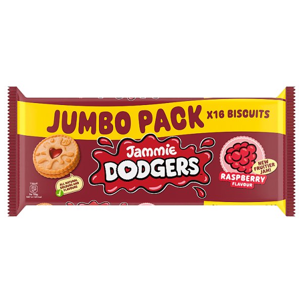 Jammie Dodgers Jumbo Pack 16s 280g (HS)
