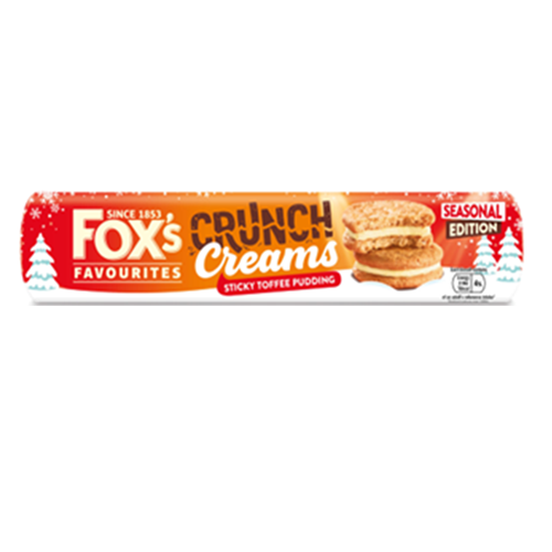 (DELIST) Foxs Sticky Toffee Pudding Crunch Creams 200g