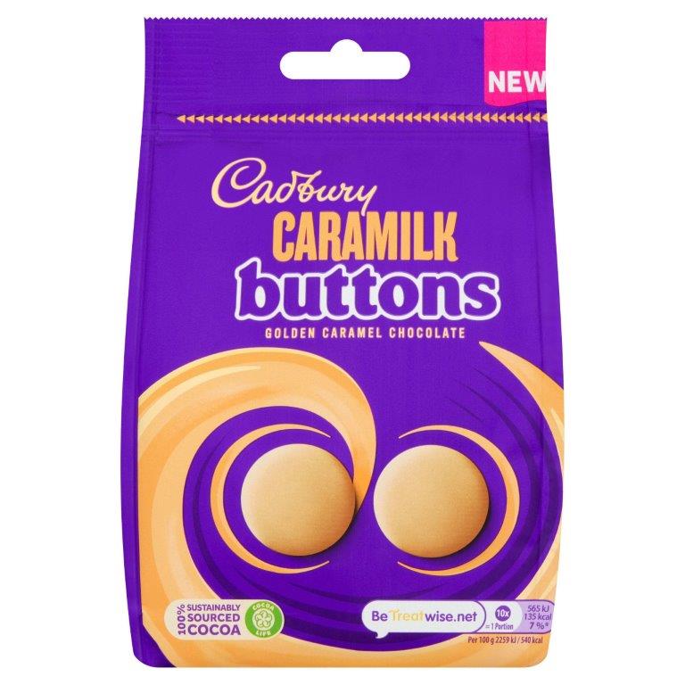 (DELIST) Cadbury Caramilk Buttons Large Bag 100g