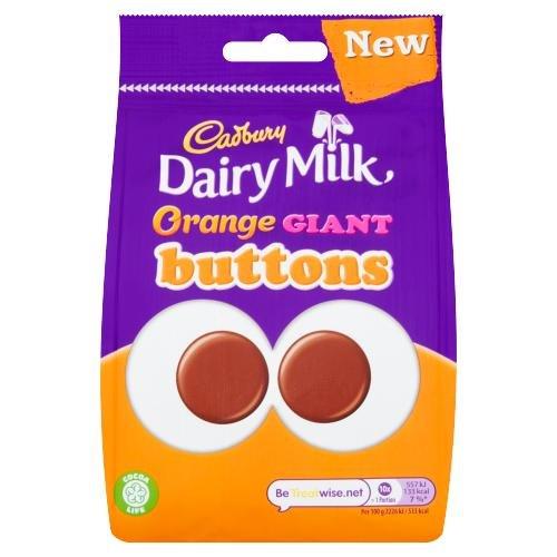 (DELIST) Cadbury Giant Buttons Orange Large Bag 100g