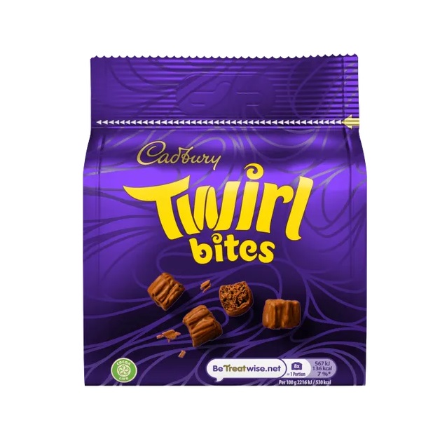 (Discontinued) Cadbury Twirl Bites Chocolate Bag 95g