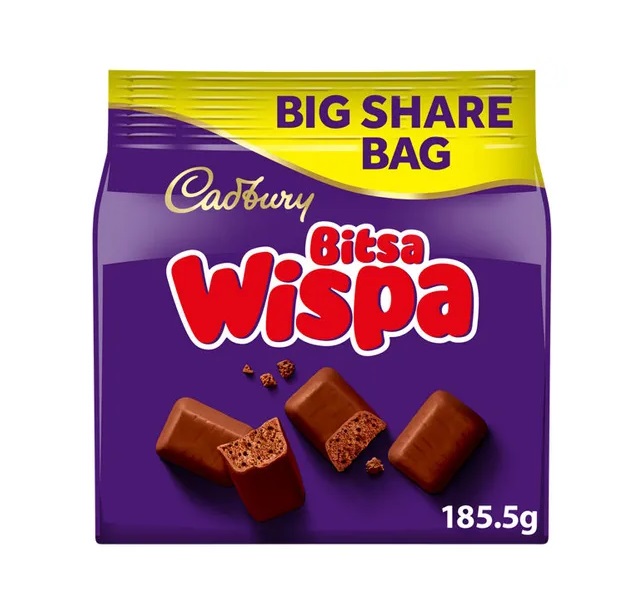 Cadbury Bitsa Wispa Large Bag 175g
