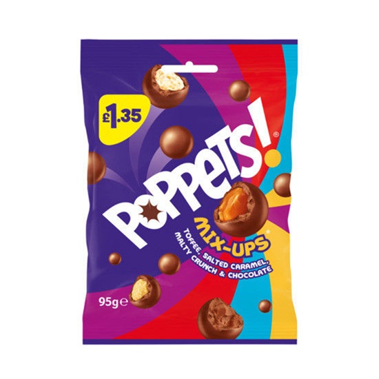 Poppets Bag Mix Ups PM £1.35 95g