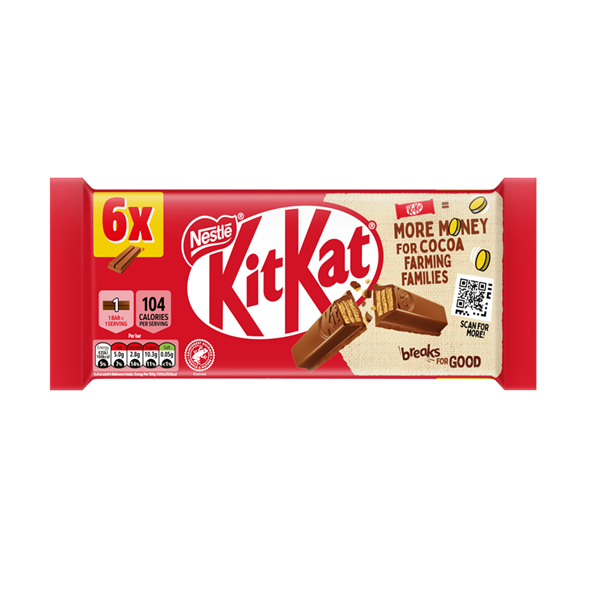 DUNIYA | KitKat 2 Finger Milk 6pk (6 x 20.7g) Thumbnail