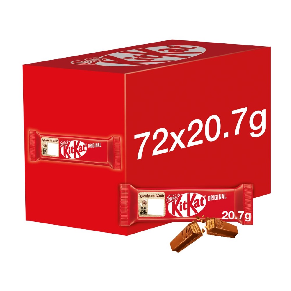 KitKat 2 Finger Milk Chocolate Std (72 x 20.7g)