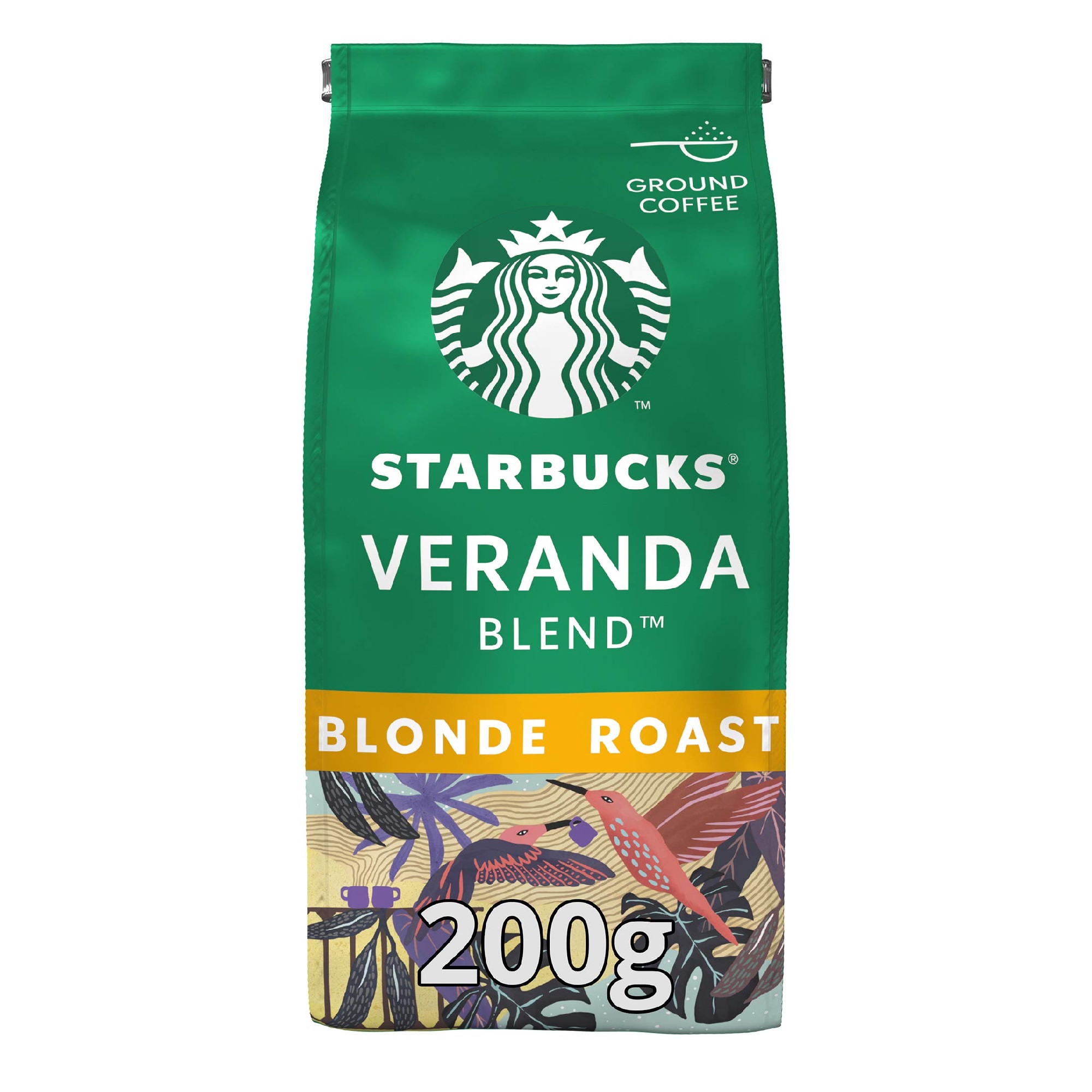 Starbucks Blonde Veranda Blend Roast Ground Coffee 200g