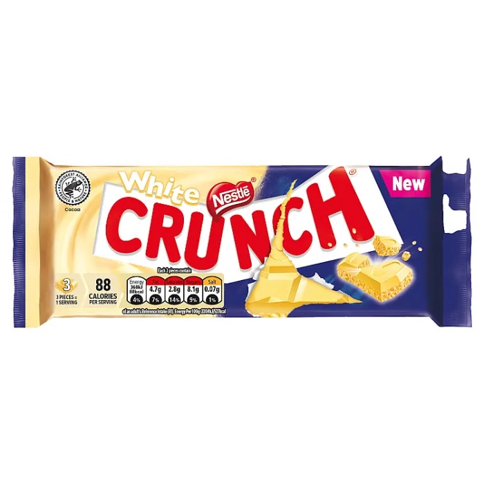 (STANDARD) Nestle Crunch White Bar 100g NEW