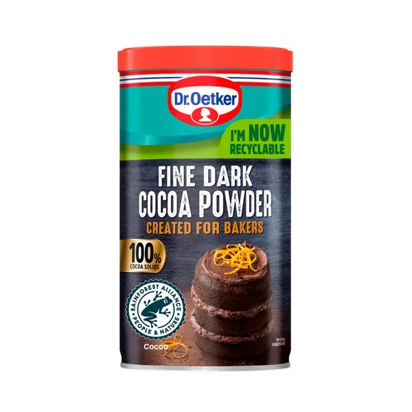 Dr Oetker Fine Dark Cocoa Powder Tub 190g