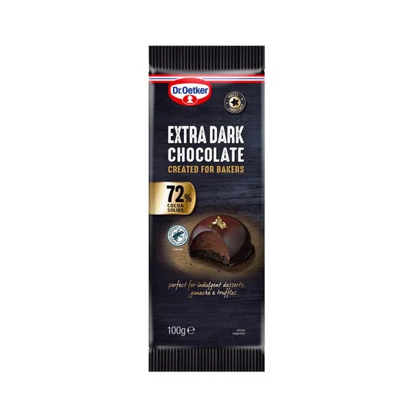 Dr Oetker Extra Dark Chocolate 100g