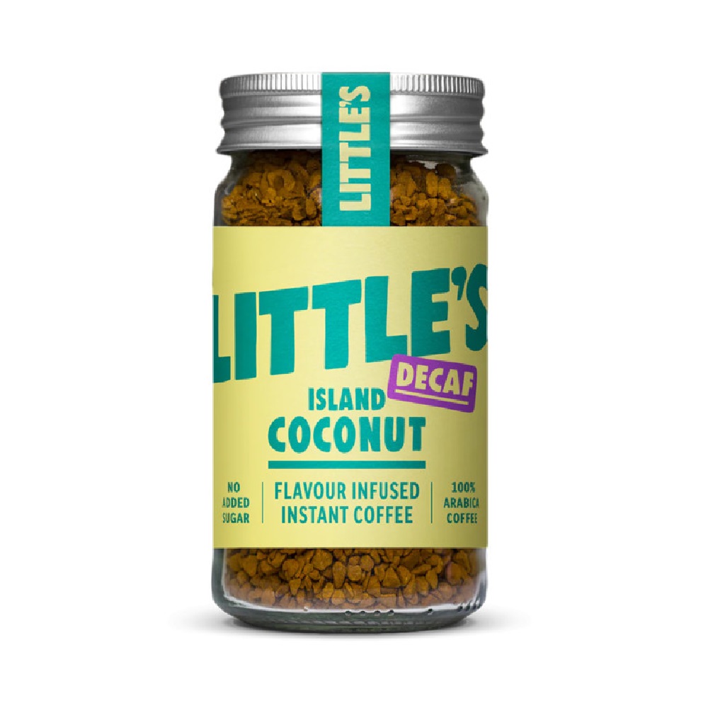 Littles Decaf Instant Coffee Island Coconut 50g