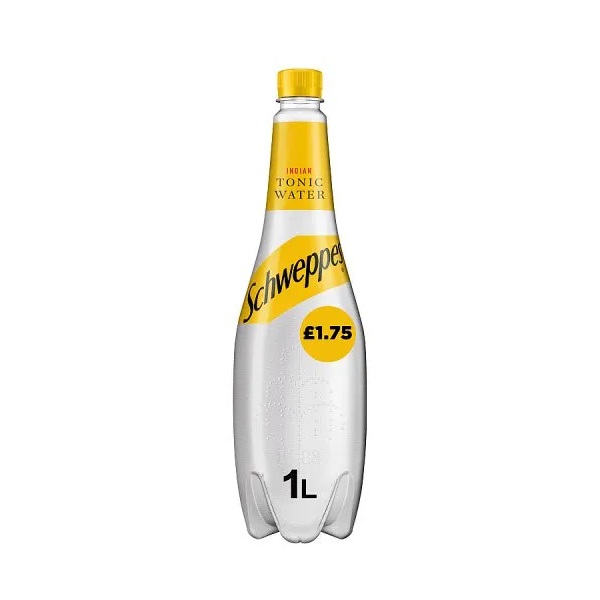(DELIST) Schweppes Tonic Water PM £1.75 1Ltr