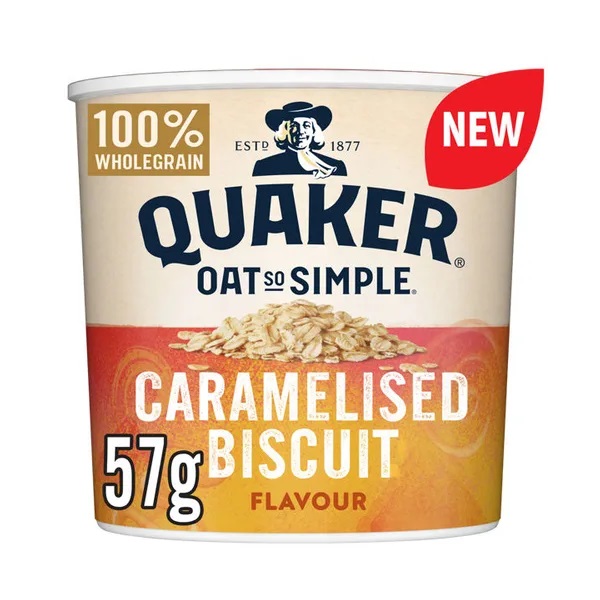 Quaker Oat So Simple Caramelised Biscuit Porridge Pot 57g