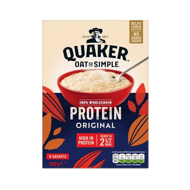 Quaker Oat So Simple Original Porridge Sachets (8 x 37.7g)