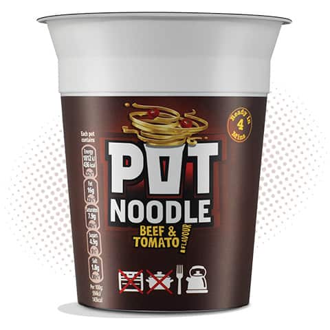 (DELIST) Pot Noodle Beef & Tomato 90g (HS)