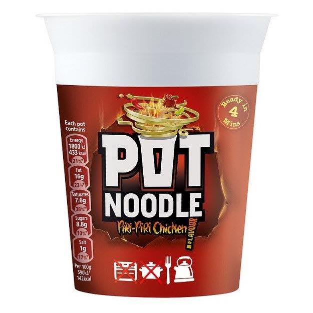 (DELIST) Pot Noodle Piri-Piri Chicken 90g (HS)