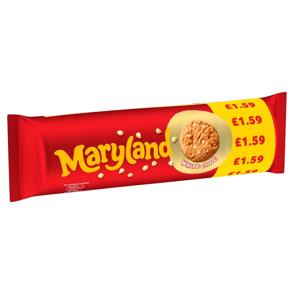 (DUPLICATE) Maryland Cookies White Chocolate PM £1.59 200g