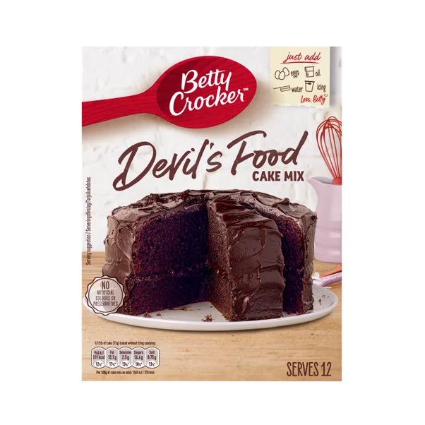 (DELIST) Betty Crocker Devils Food Cake Mix 425g