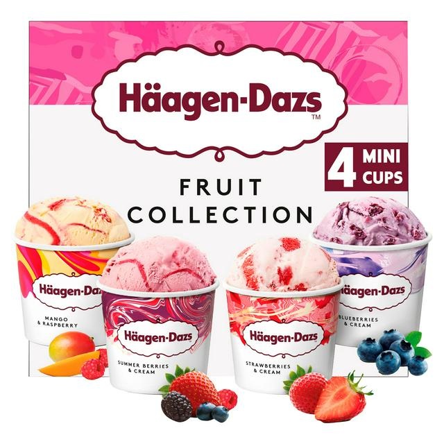 Haagen Dazs Fruit Collection Mini Cup (4 x 95ml)