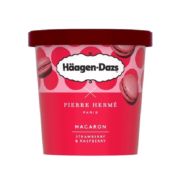 Haagen Dazs Macaron Straw & Rasp 420ml
