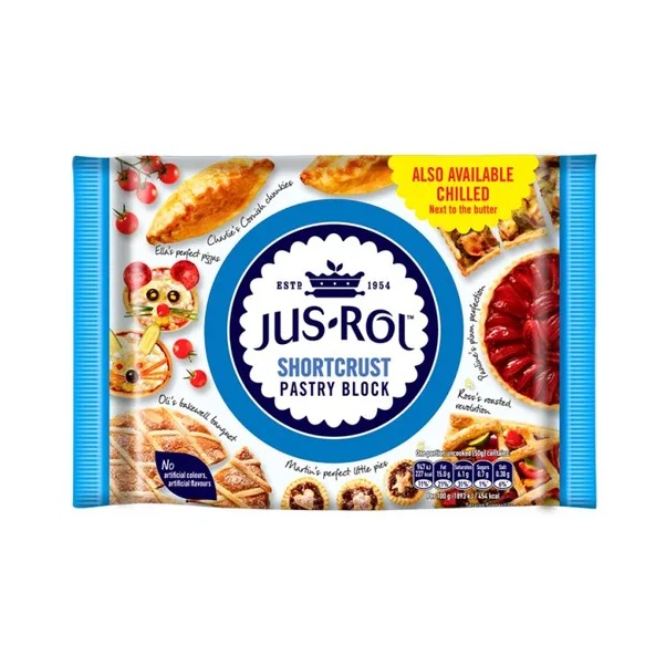 Jus Rol Shortcrust Pastry Block 500g