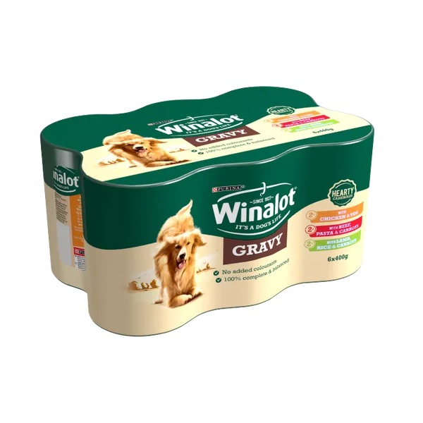 (Delist) Winalot Hearty Casseroles Mixed in Gravy (6 x 400g)