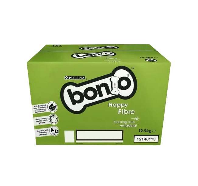 (Delist) Bonio Dog Happy Fibre Biscuit Box 12.5kg