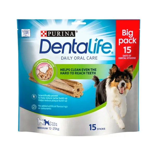 (Delist) Dentalife Dental Medium Dog Treat 15s Stick 345g