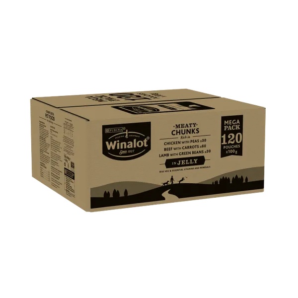 (Delist) Winalot Meaty Chunks In Jelly (120 x 100g)