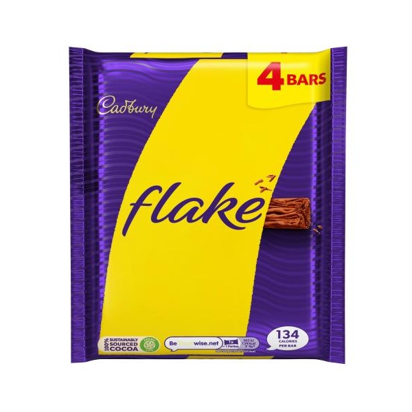 (DELIST) Cadbury Flake 4pk (4 x 25.5g) 102g