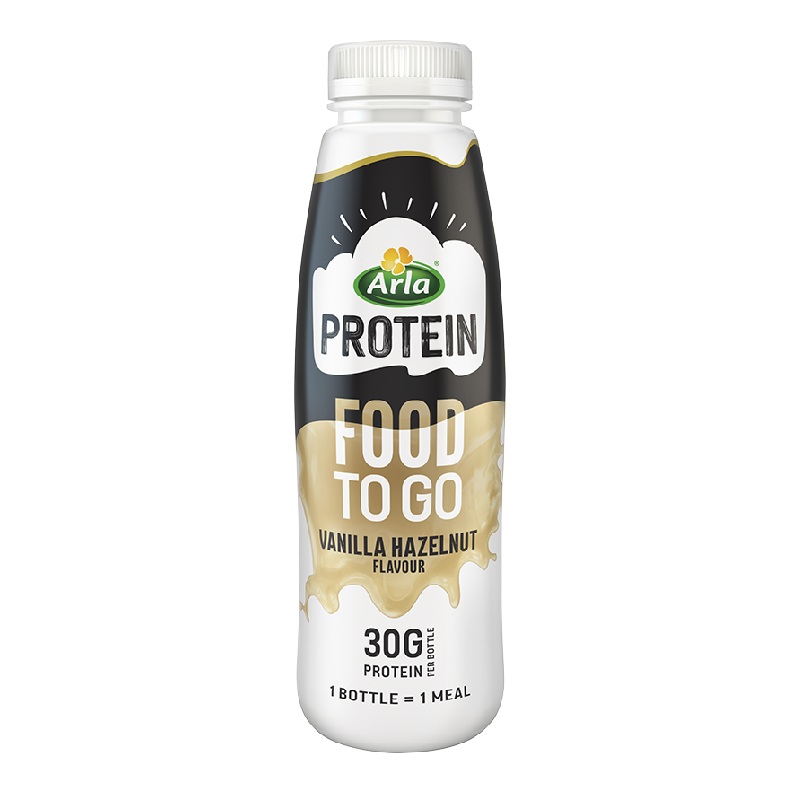 (STANDARD) Arla Protein Food To Go Vanilla Hazelnut 500ml NEW