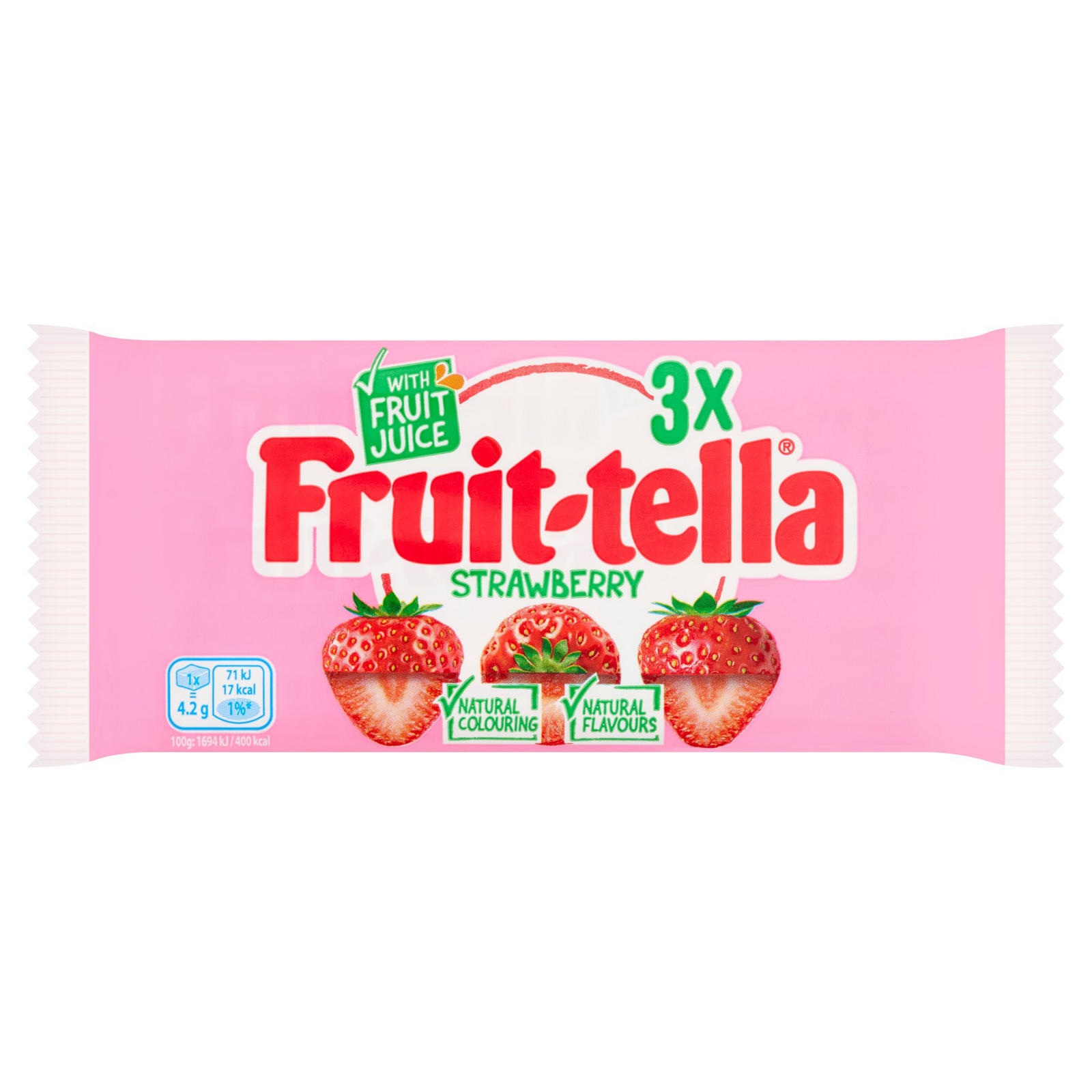 (DELIST) Fruittella Stick 3pk Strawberry 123g
