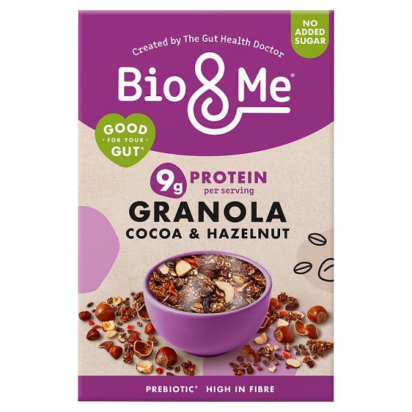 Bio & Me Cocoa Hazelnut Protein Boosted Granola 360g (HS)