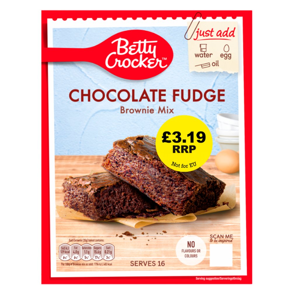 Betty Crocker Choc Fudge Brownie PM £3.19 415g