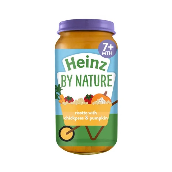 Heinz Jar 7m+ Nature Chickpeas & Pumpkin 200g 