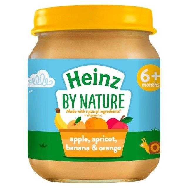 Heinz Jar 6m+ Apple Apricot, Banana & Orange 120g