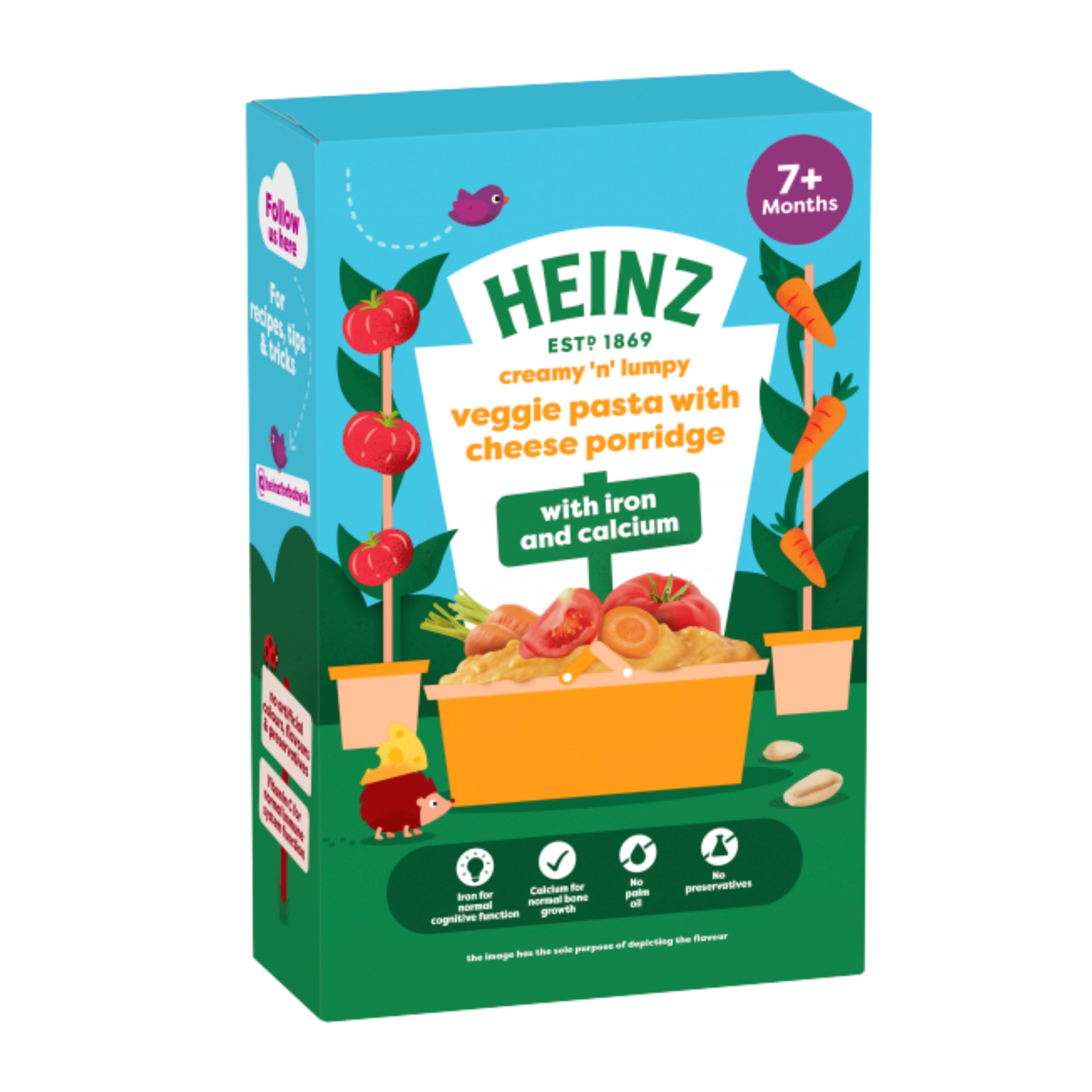 Heinz Cereals Veggie Pasta with Cheese Porrdige 200g