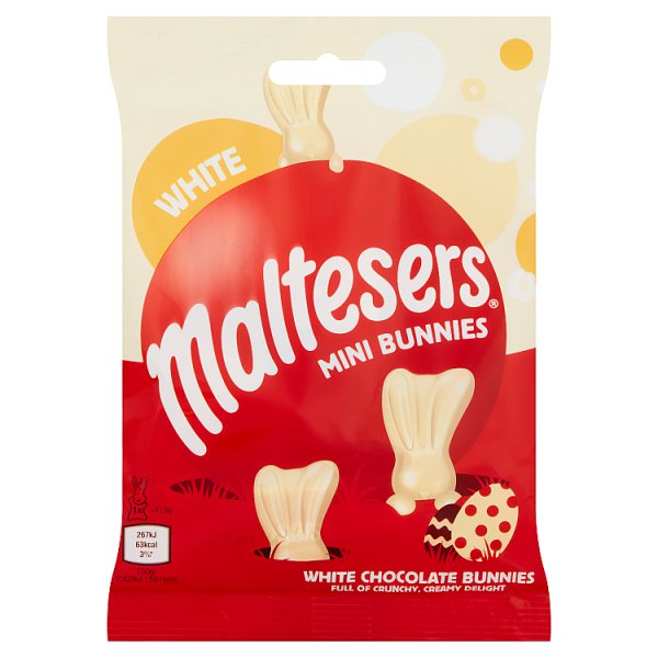 Maltesers White Mini Bunnies Treat Bag 58g