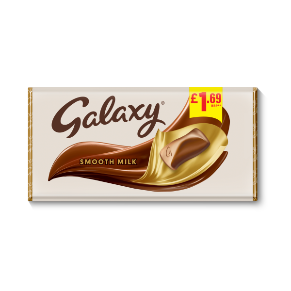 Galaxy Block Smooth Milk 100g PM £1.69