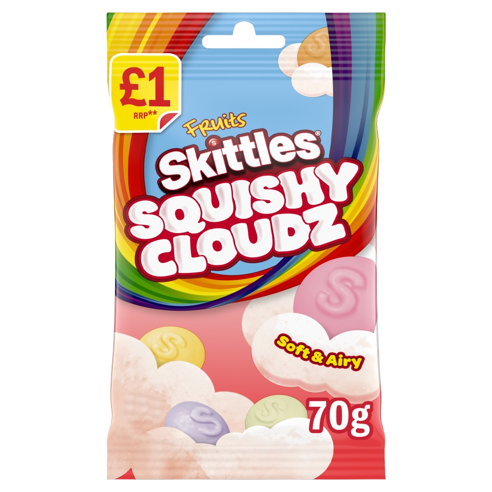 Skittles Fruit Squishy Cloudz PM £1 70g