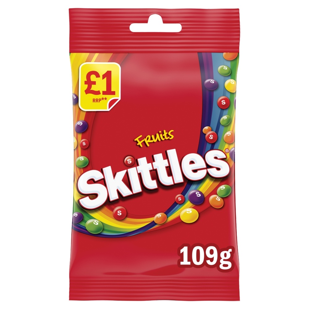 Skittles Fruits PM £1 109g